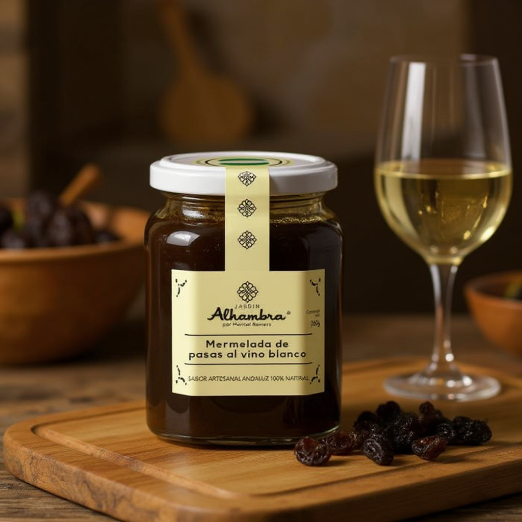 Mermelada de pasas al blanco