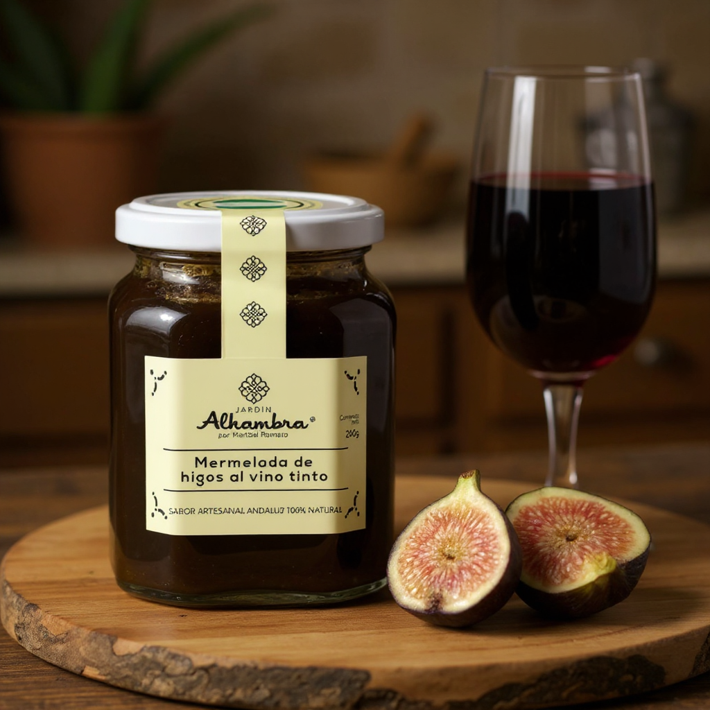 Mermelada de higos al tinto